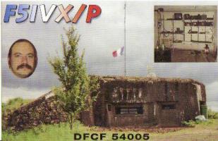 Ligne Maginot - DB13 - (Blockhaus pour canon) - Station radioamateur F5IVX/P
Musée radio transmission militaire Seconde Guerre Mondiale. Matériels autorisés par arrêtés préfectoraux.Transmissions sur toutes bandes radioamateur. Diplôme des Forts et Châteaux de France homologué 54005.