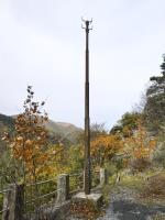 Ligne Maginot - MONTE GROSSO (MG) - E02 - (Ouvrage d'artillerie) - Dernier pylône de la ligne électrique aérienne 