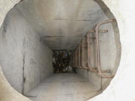 Ligne Maginot - MONTE GROSSO (MG) - E02 - (Ouvrage d'artillerie) - Regard extérieur des eaux usées