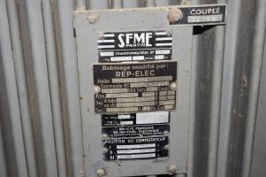 Ligne Maginot - FERMONT - A2 - (Ouvrage d'artillerie) - Cellule Haute-tension
Plaque d'un transformateur