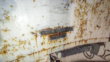 Ligne Maginot - FOUR A CHAUX - FAC - (Ouvrage d'artillerie) - Bloc 2
Tourelle de 75
Indication de la poste du pointeur