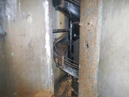 Ligne Maginot - FERMONT - A2 - (Ouvrage d'artillerie) - Bloc 1
Toboggan d'évacuation des douilles