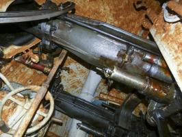 Ligne Maginot - FERMONT - A2 - (Ouvrage d'artillerie) - Bloc 1
Tourelle de 75 mle 33
Les deux pièces de 75 et la lunette de visée directe