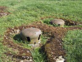 Ligne Maginot - FERMONT - A2 - (Ouvrage d'artillerie) - Bloc 2
Champignons de prise d'air