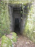 Ligne Maginot - CB13BIS - PETERSBERG - (Blockhaus pour canon) - Vue du couloir entrant par l'arrière