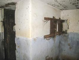 Ligne Maginot - CB13BIS - PETERSBERG - (Blockhaus pour canon) - Vue du creneau défendant le couloir d acces