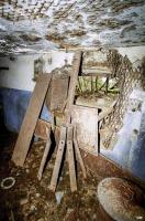 Ligne Maginot - CB13BIS - PETERSBERG - (Blockhaus pour canon) - L'affut crinoline pour canon de 47 mm