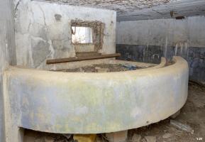 Ligne Maginot - CB14BIS - (Blockhaus pour arme infanterie) - Table support pour  mitrailleuse Hotchkiss