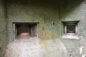 Ligne Maginot - LE CHESNOIS - CHENOIS - (Ouvrage d'artillerie) - Entrée mixte
Créneau JM/AC47 et FM 