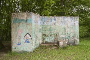 Ligne Maginot - CB311 - ZEITERHOLZ 1 - (Blockhaus pour arme infanterie) - Vue frontale
2012