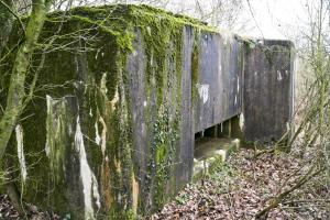Ligne Maginot - CB315 - KOLF 1 - (Blockhaus pour canon) - Façade avant du blockhaus