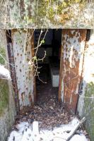 Ligne Maginot - CB330 - GINSKLOPP NORD - (Blockhaus pour canon) - Entrée du blockhaus, fortement modifiée pour sa réutilisation par l'OTAN dans les années 50