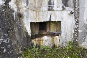 Ligne Maginot - CB344 - BREITENBAUM - (Blockhaus pour arme infanterie) - Créneau mitrailleuse du blockhaus