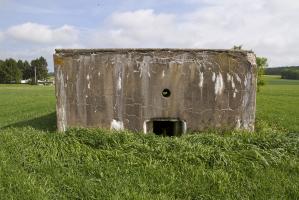 Ligne Maginot - CB344 - BREITENBAUM - (Blockhaus pour arme infanterie) - Face arrière et entrée du bloc 