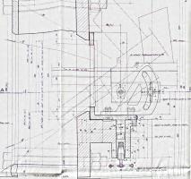 Ligne Maginot - Embrasure pour FM de défense rapprochée type casemates SFAM - Coupe verticale du montage volet/FM