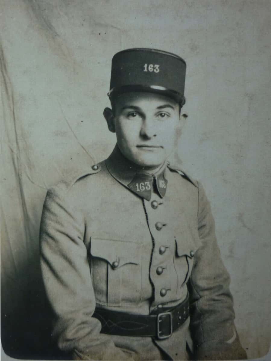Ligne Maginot - 163° Régiment d'Artillerie de Position (163° RAP) - Photo d'un artilleur du 163° RAP