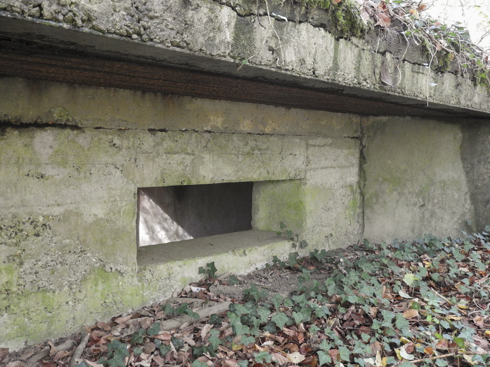 Ligne Maginot - FINNHAAG 1 - (Blockhaus pour canon) - L'embrasure pour un canon anti-char. - STENGER Mathieu