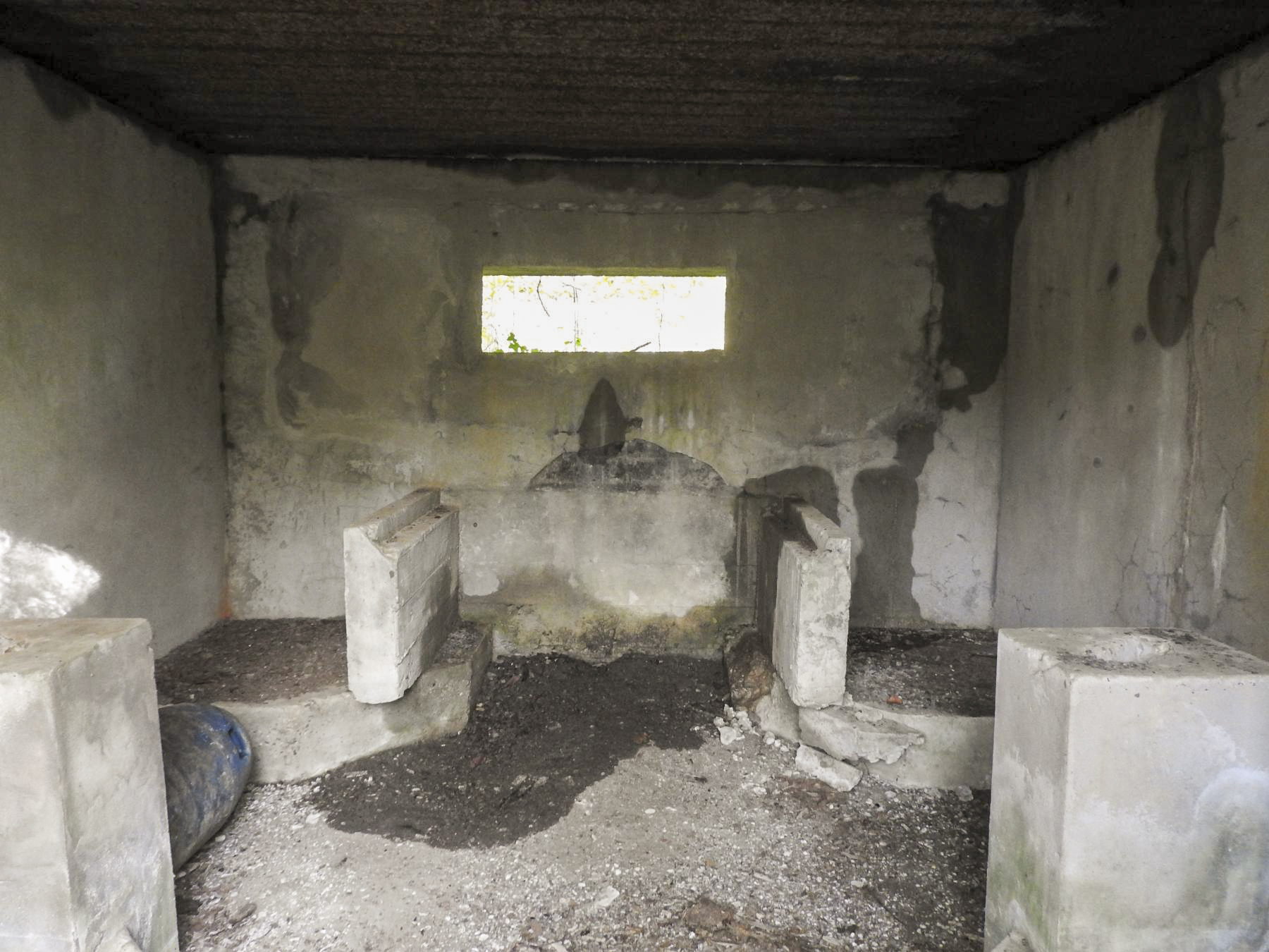 Ligne Maginot - FINNHAAG 1 - (Blockhaus pour canon) - La chambre de tir pour le canon. - STENGER Mathieu