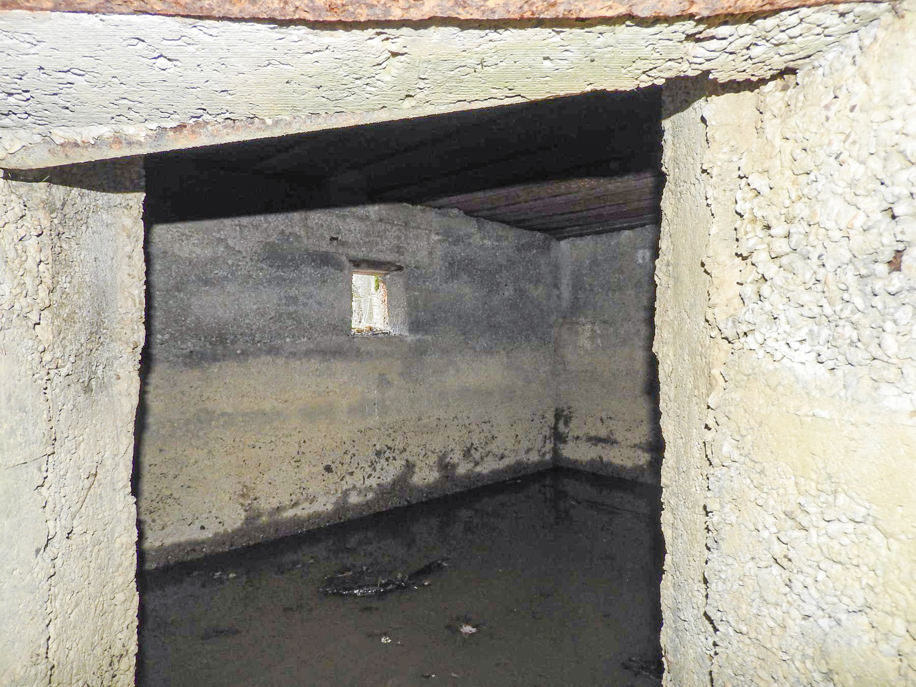 Ligne Maginot - CB89-A - BORNUNGSHOFF 2 - (Blockhaus pour arme infanterie) - L'intérieur est inondé. - STENGER Mathieu