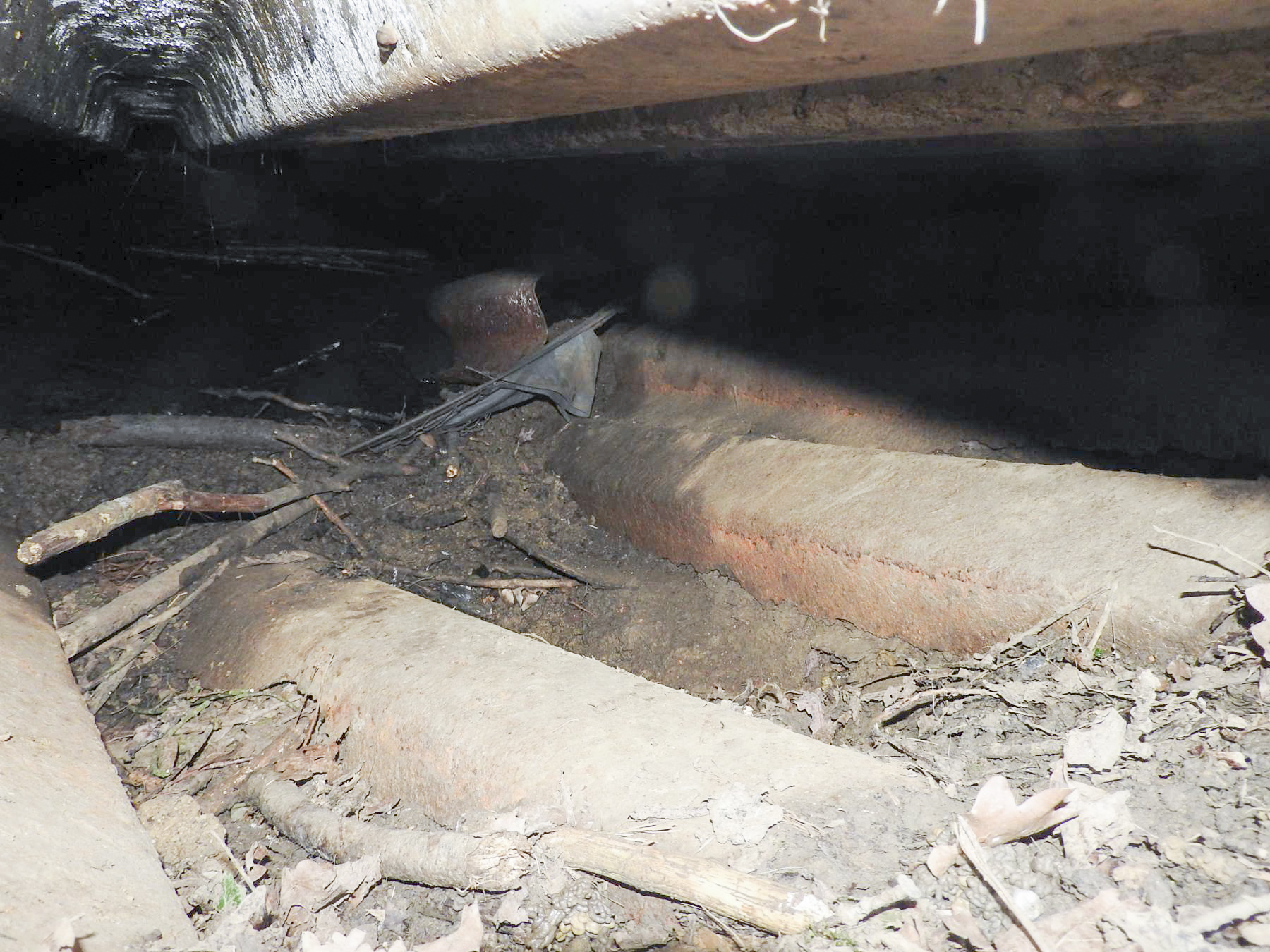 Ligne Maginot - BOIS DE LA GRANGE - (Abri) - Le plafond était recouvert de tôles. - STENGER Mathieu
