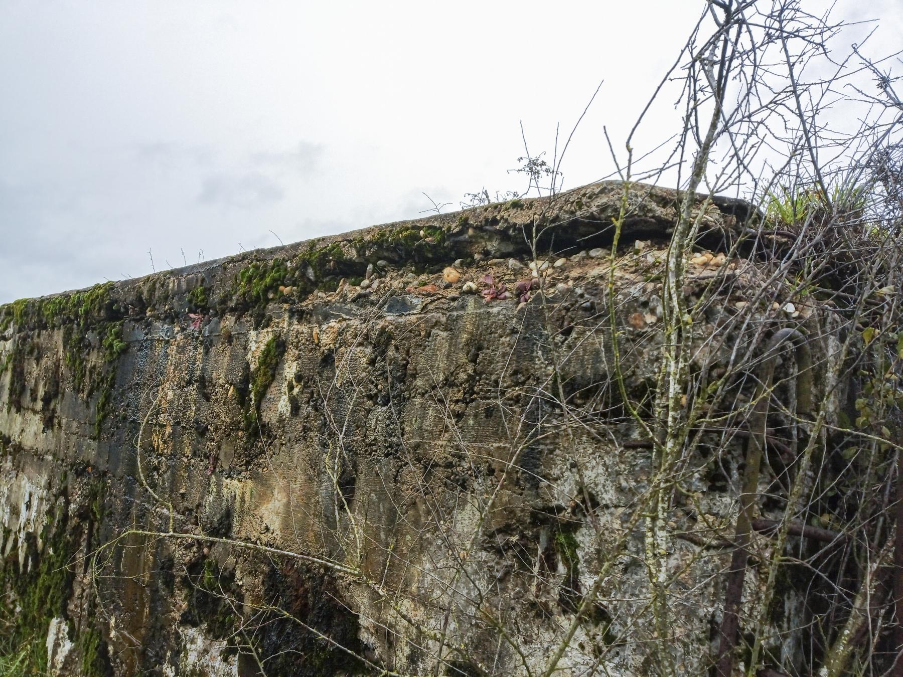 Ligne Maginot - IMMEREN 1 - (Blockhaus pour canon) - Le qualité du béton est médiocre - Marc Fossoul