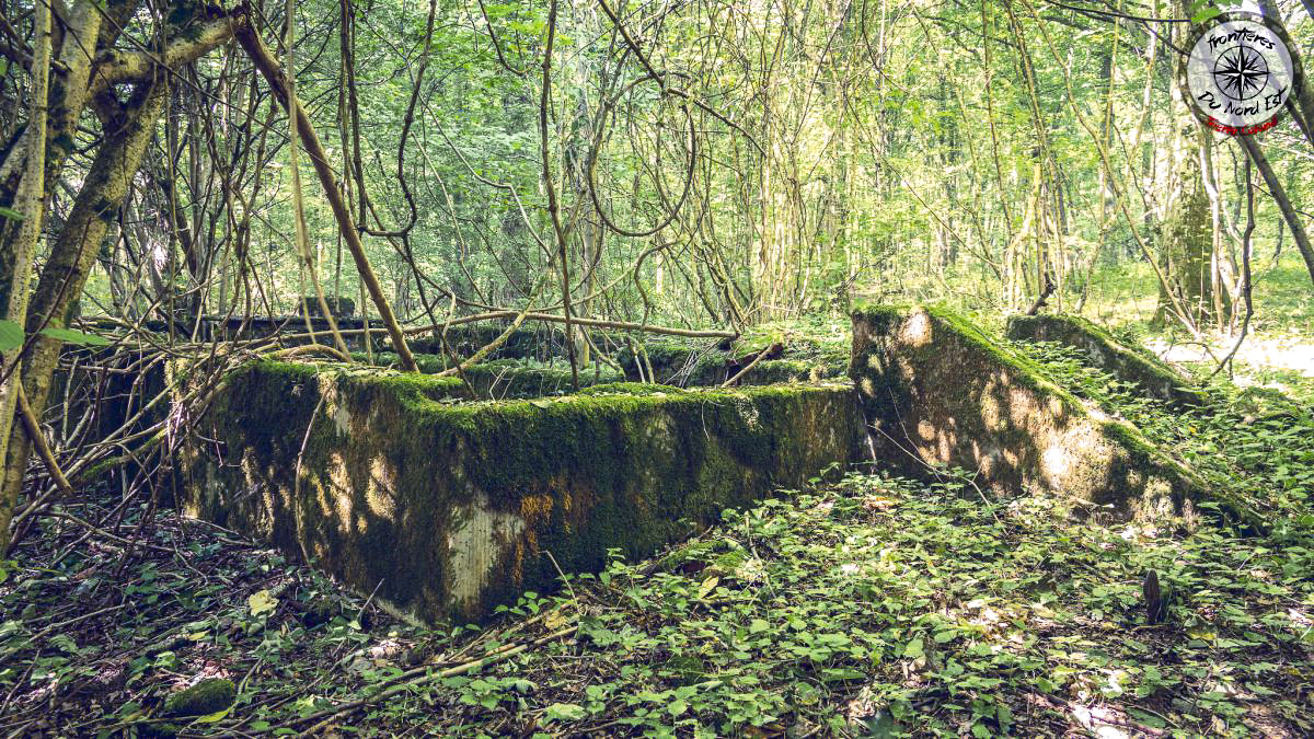 Ligne Maginot - MAUVAIS BOIS - (Casernement) - Les soubassements d'un bâtiment