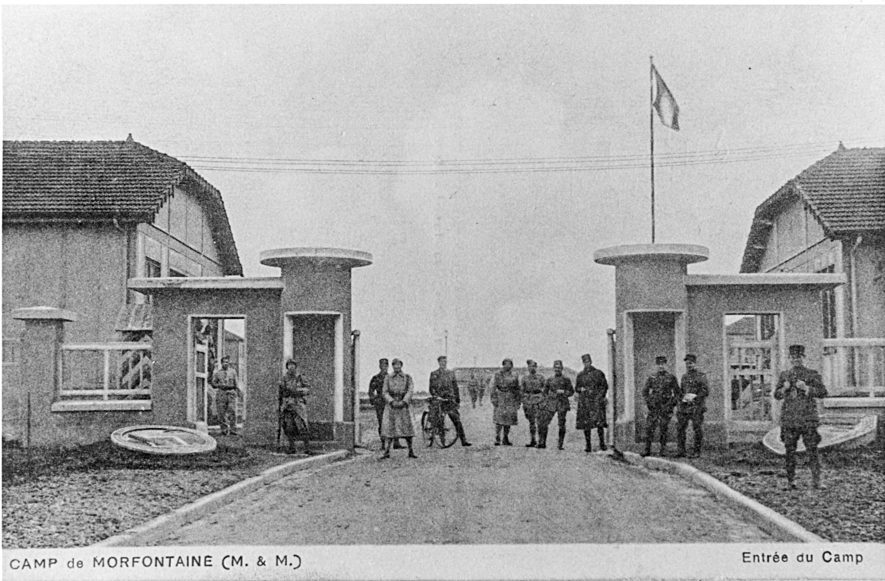 Ligne Maginot - MORFONTAINE - (Camp de sureté) - Entrée du camp 
Carte postale - Lirot Metz