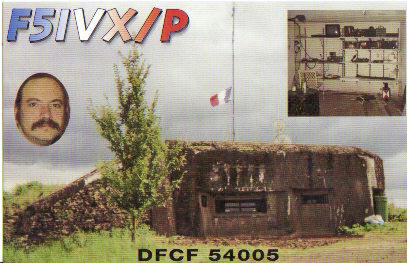 Ligne Maginot - DB13 - (Blockhaus pour canon) - Station radioamateur F5IVX/P
Musée radio transmission militaire Seconde Guerre Mondiale. Matériels autorisés par arrêtés préfectoraux.Transmissions sur toutes bandes radioamateur. Diplôme des Forts et Châteaux de France homologué 54005. - STORTZ Jean-Claude