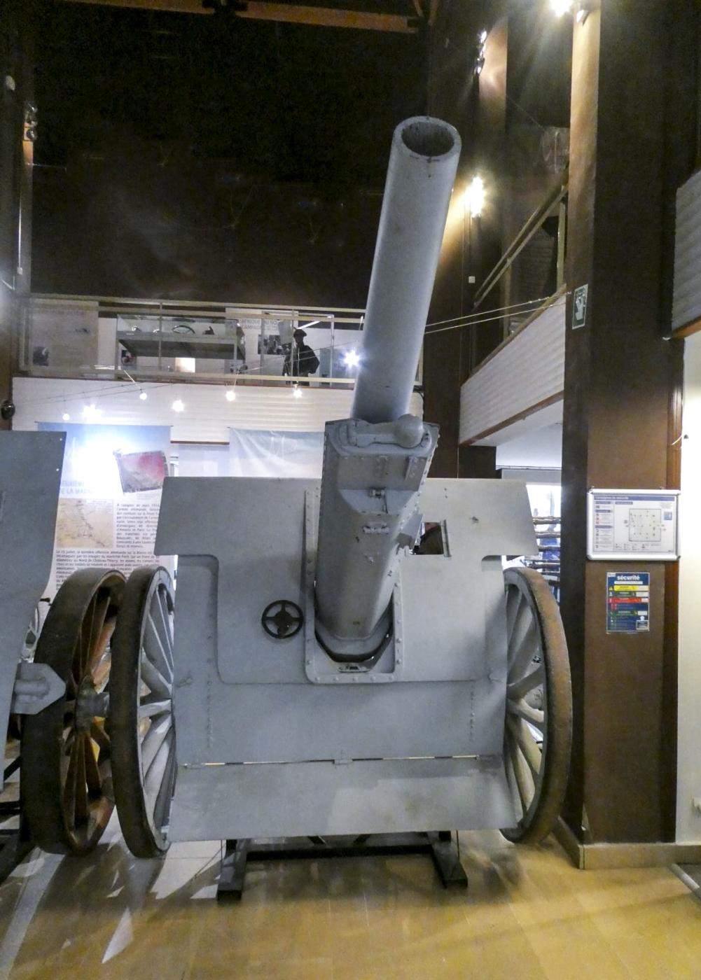 Ligne Maginot - Canon de 105 mm Modèle 1913 Schneider - Canon de 105 mm Modèle 1913 Schneider
Musée de l'artillerie de Draguignan