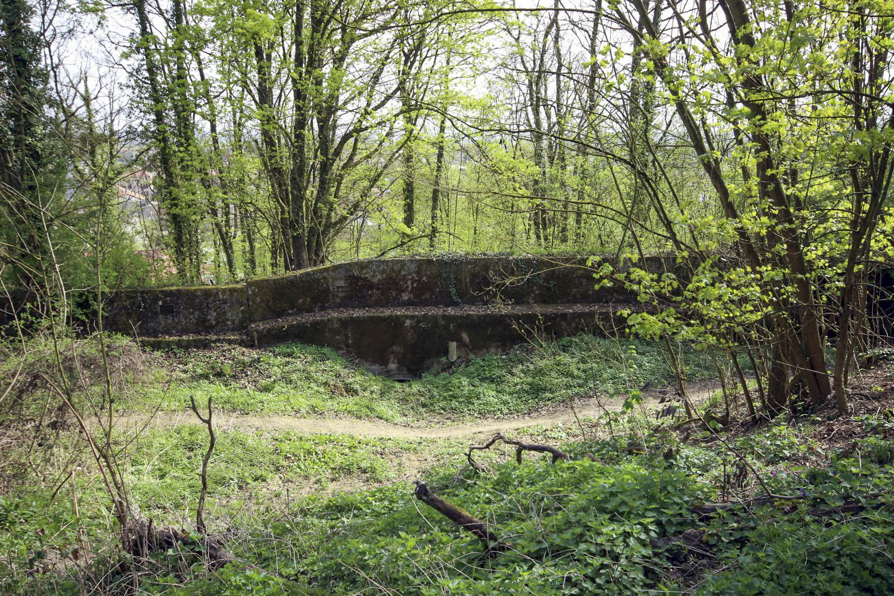 Ligne Maginot - ILLANGE (FESTE DE) - (Ouvrage d'artillerie) - Tranchée fortifiée