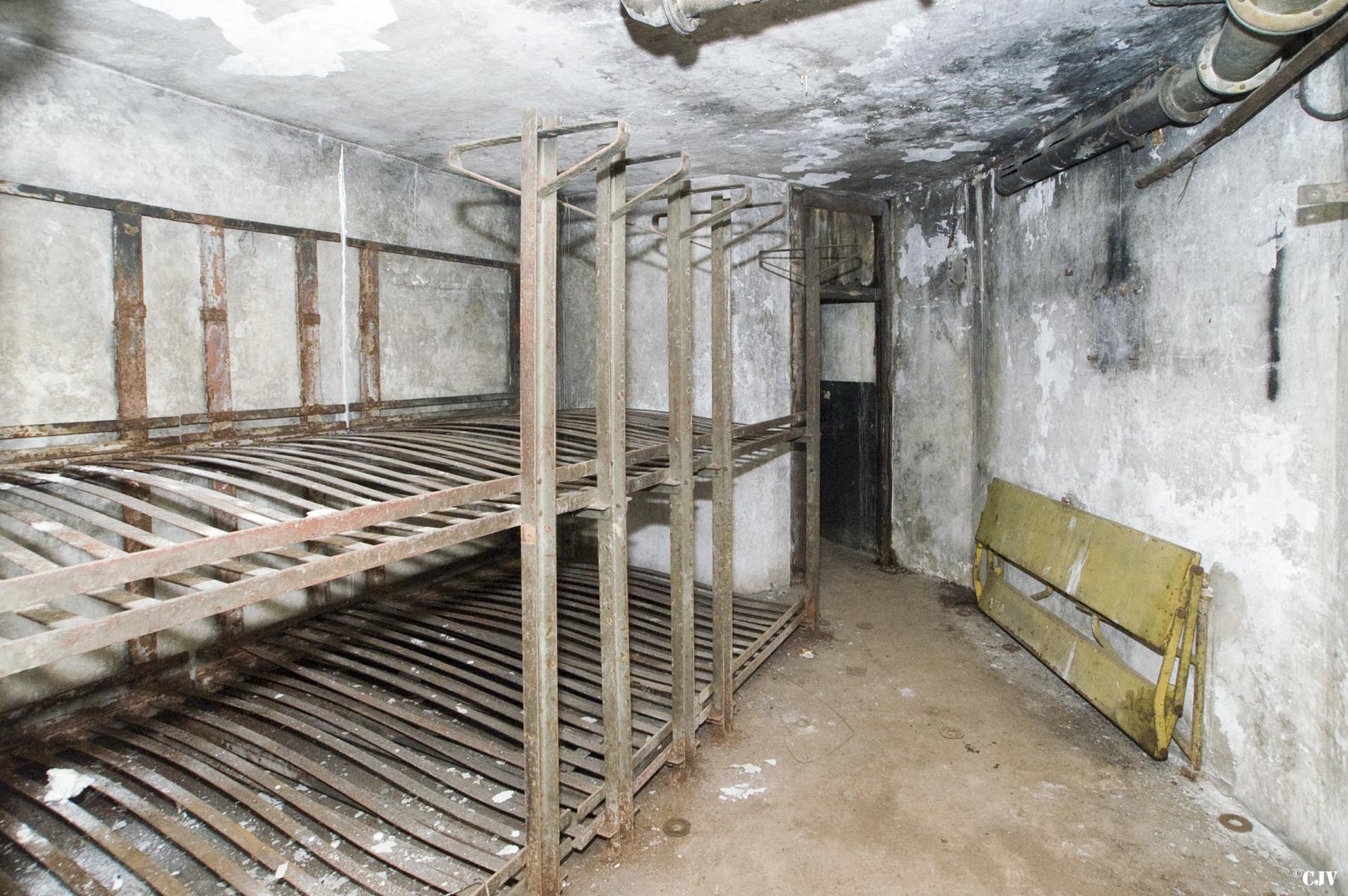 Ligne Maginot - BIESENBERG SOMMITALE - (Casemate d'infanterie - Simple) - Chambrée pour la troupe