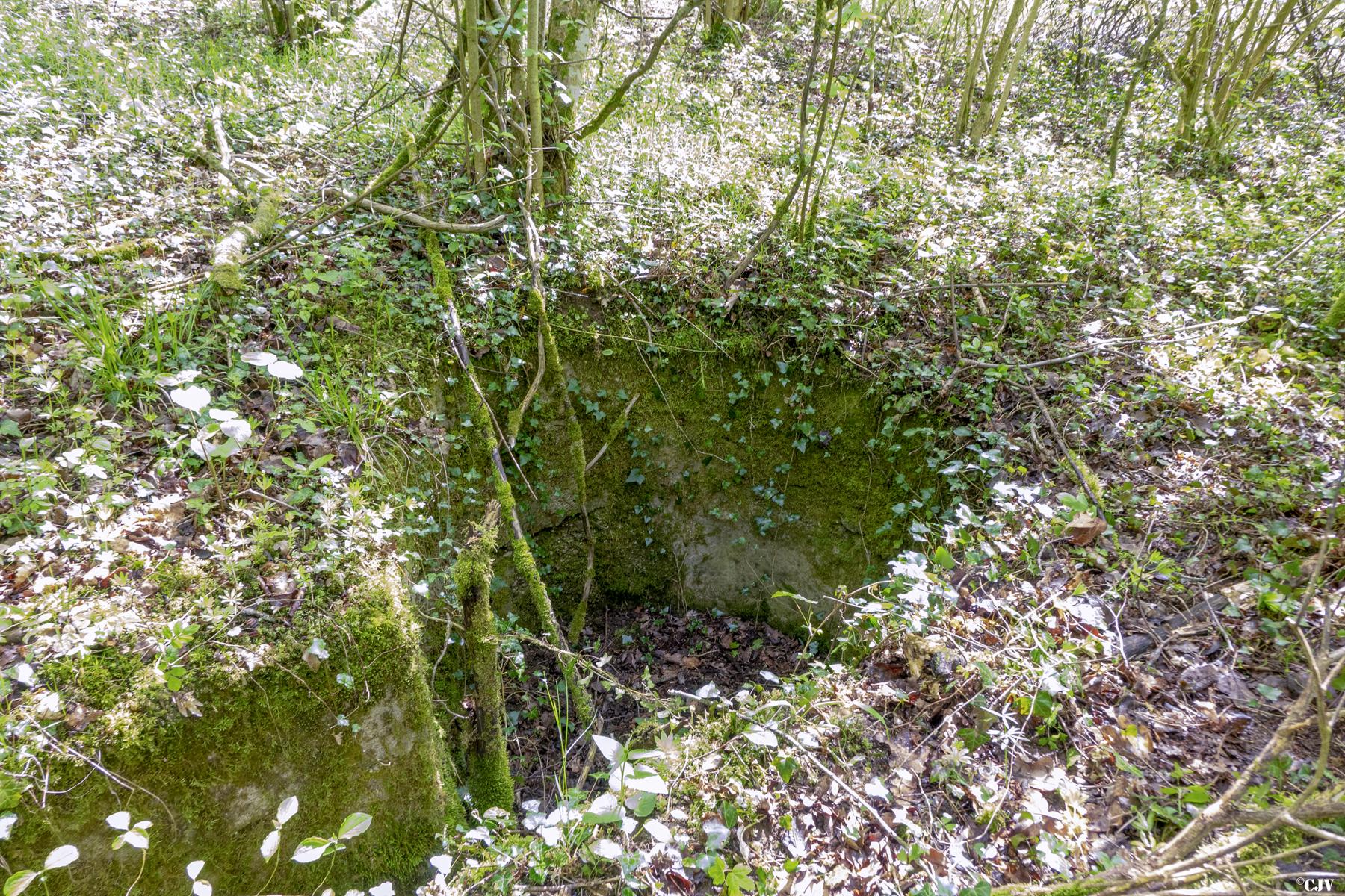 Ligne Maginot - GRAND LOT TRANCHéE - (Divers) - La tranchée se finit par une cuve