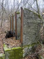 Ligne Maginot - MOLVANGE - (Casernement) - Ruines des latrines du casernement léger