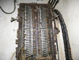 Ligne Maginot - FERMONT - A2 - (Ouvrage d'artillerie) - PC de l'ouvrage
Boitier répartiteur téléphonique