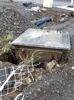 Ligne Maginot - BC17 - TERVILLE - (Chambre de coupure) - Gros travaux.. elle va disparaître