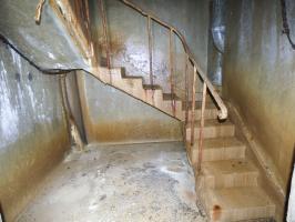 Ligne Maginot - FERMONT - A2 - (Ouvrage d'artillerie) - Bloc 7
L'escalier au pied du bloc