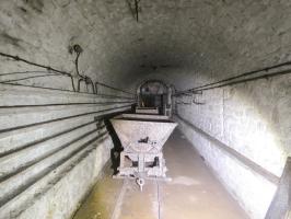 Ligne Maginot - FERMONT - A2 - (Ouvrage d'artillerie) - Extrémité de la galerie vers les blocs 1 et 2 aboutissant à l'atelier du génie