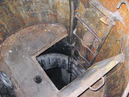 Ligne Maginot - HETTANGE GRANDE - X8 (QUARTIER ROUSSY - III/168°RIF) - (Abri) - Intérieur de l'une des deux cloches