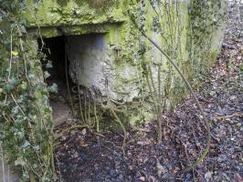 Ligne Maginot - BB21-D - GRESSES WALD - (Blockhaus pour arme infanterie) - L'entrée du blockhaus.