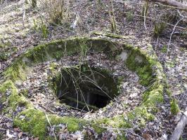 Ligne Maginot - BT16 - (Cuve pour arme d'infanterie) - L'emplacement de la tourelle.