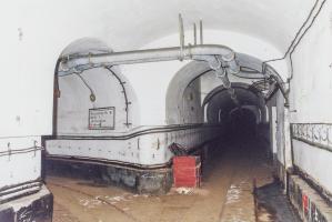 Ligne Maginot - GRAND HOHEKIRKEL - (Ouvrage d'artillerie) - Galerie principal avec la galerie latéral vers bloc 4