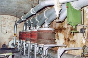 Ligne Maginot - GRAND HOHEKIRKEL - (Ouvrage d'artillerie) - Salle de neutralisation
Vue dans l'autre sens