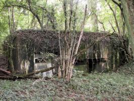 Ligne Maginot - CB2 - (Blockhaus pour canon) - Façade avant