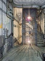 Ligne Maginot - CASTILLON (CN) - EO8 - (Ouvrage d'artillerie) - Arrivée du monte-charge du bloc 3 