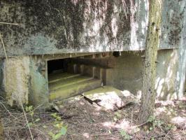 Ligne Maginot - CB2BIS - (Blockhaus pour canon) - Créneau du canon de 47mm