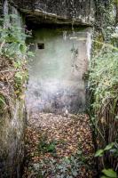 Ligne Maginot - CB3 - (Blockhaus pour canon) - Petit créneau FM prenant en enfilade le boyau d'accès
