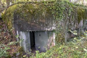 Ligne Maginot - CB3 - (Blockhaus pour canon) - Entrée du blockhaus
