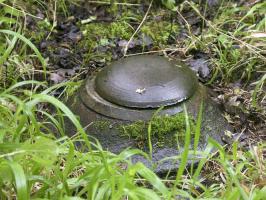 Ligne Maginot - CB3 - (Blockhaus pour canon) - Obturateur de la gaine pour périscope en toiture