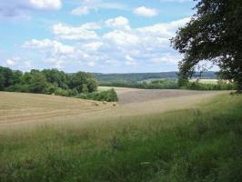 Ligne Maginot - CB103 - (Blockhaus pour canon) - Vue depuis le créneau du canon AC.