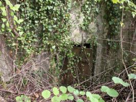 Ligne Maginot - CB105 - BROMACKER - (Blockhaus pour canon) - Vue de l'entrée pour le personnel 